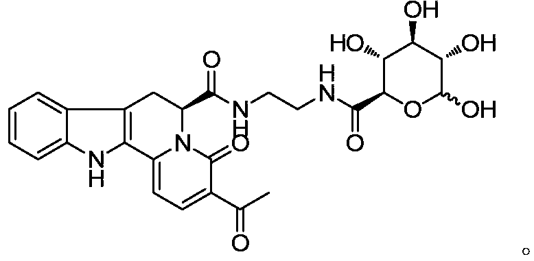 Indoquinazine-6-formyl-glucuronyl-ethylenediamine, its preparation, activity and application