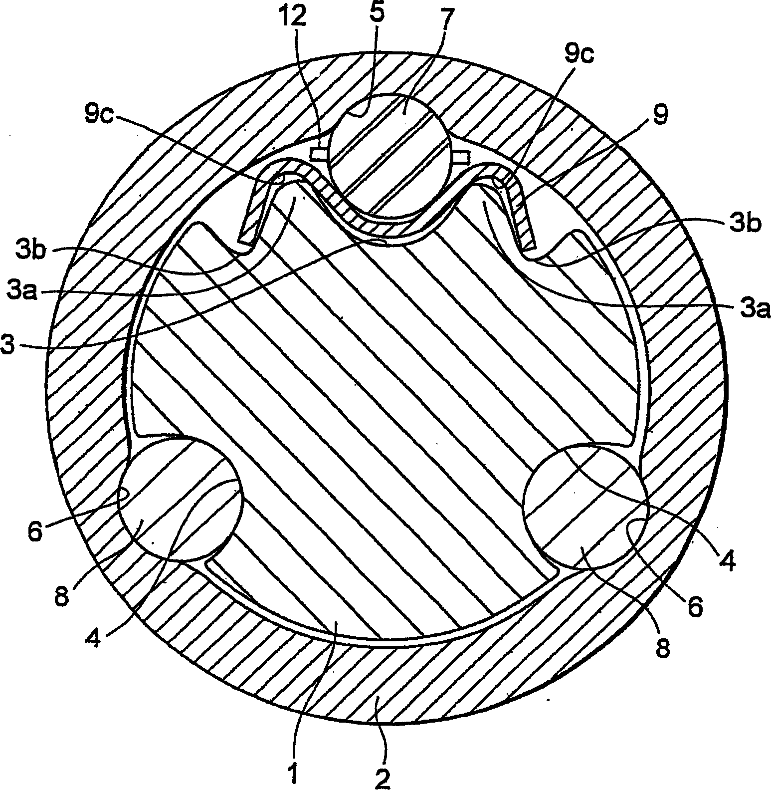 Telescopic shaft for motor vehicle steering