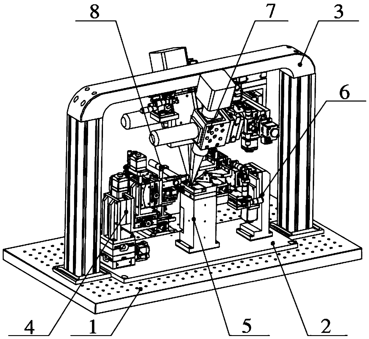 COC optical fiber automatic coupling and packaging device and method