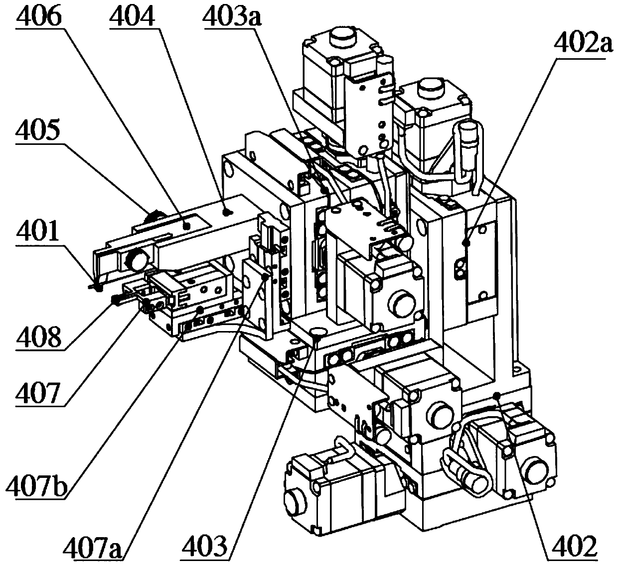 COC optical fiber automatic coupling and packaging device and method