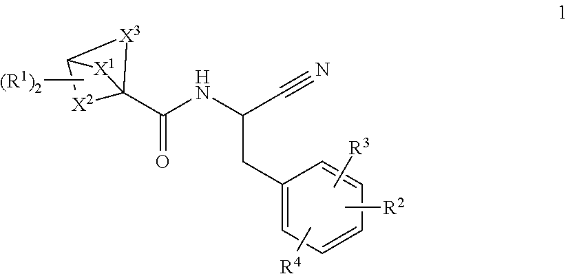 Substituted bicyclic 1-carboxylic-acid (benzyl-cyano-methyl)-amides inhibitors of cathepsin C