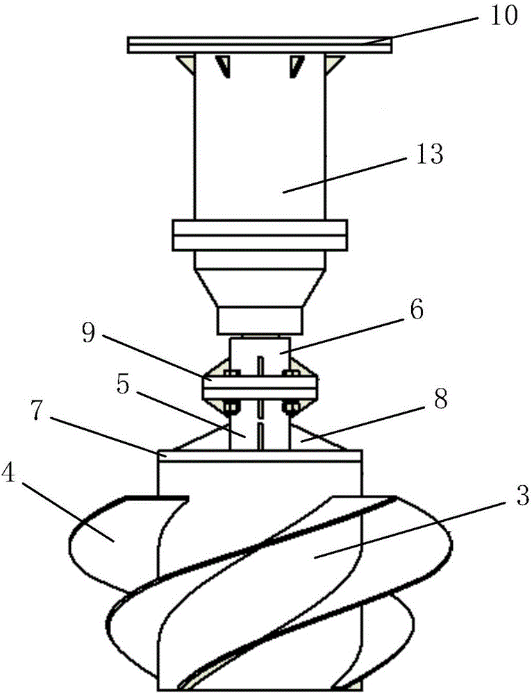 Long screw extrusion-socketed cast-in-place pile construction method based on circulating slurry breast wall