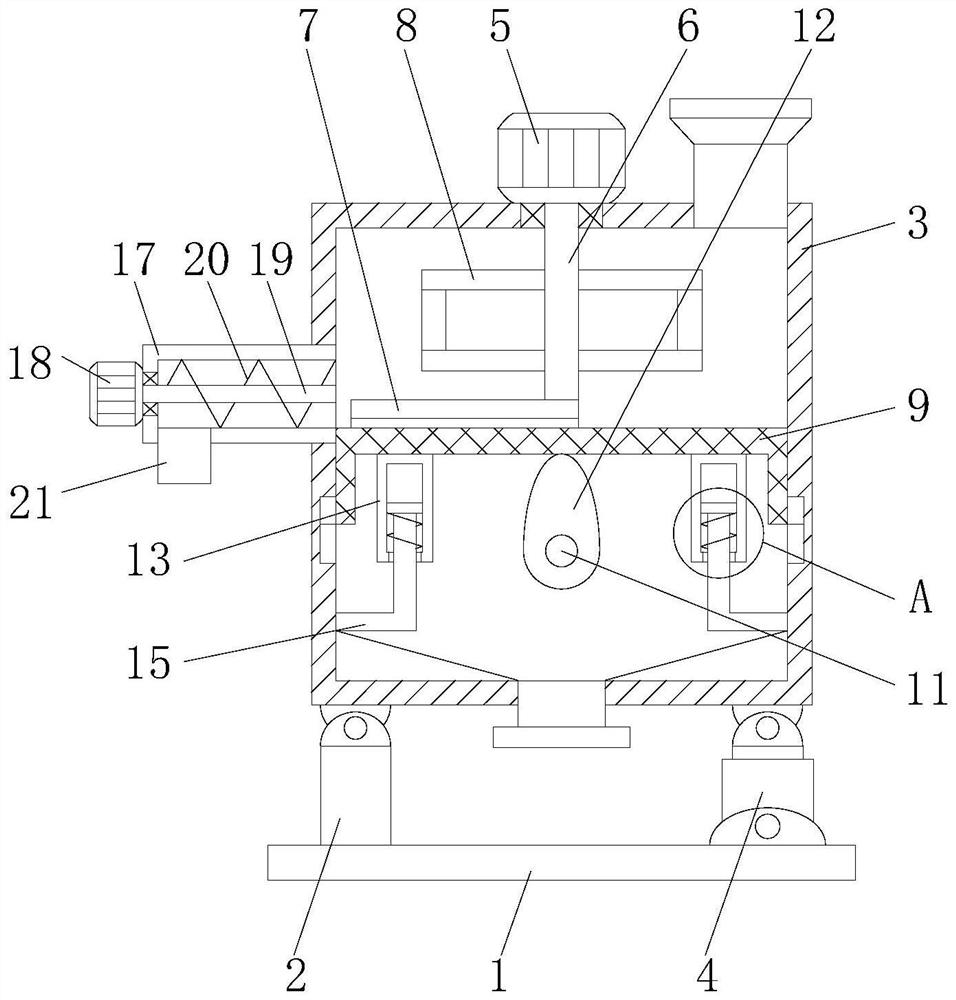 Waste residue filtering device for traditional Chinese medicine ...