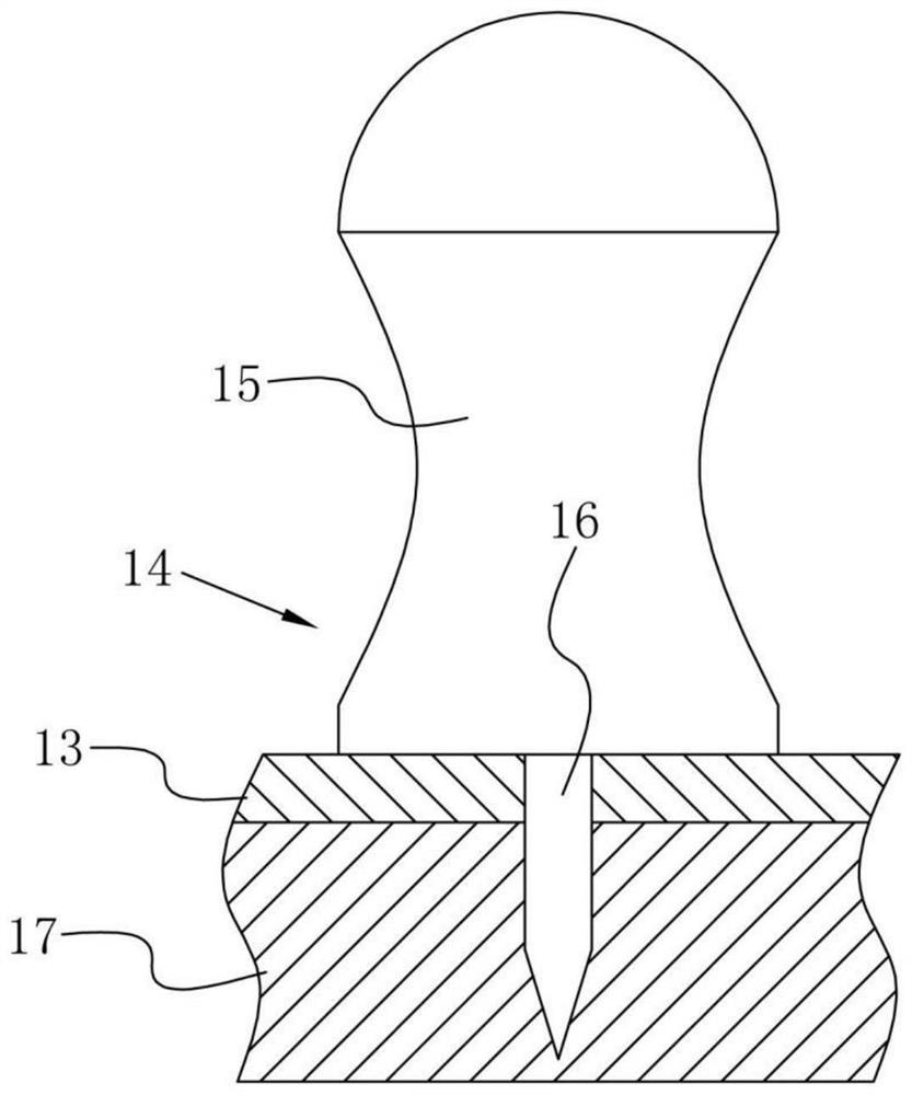 Test method for thermal deformation of lap joint of waterproof coiled materials