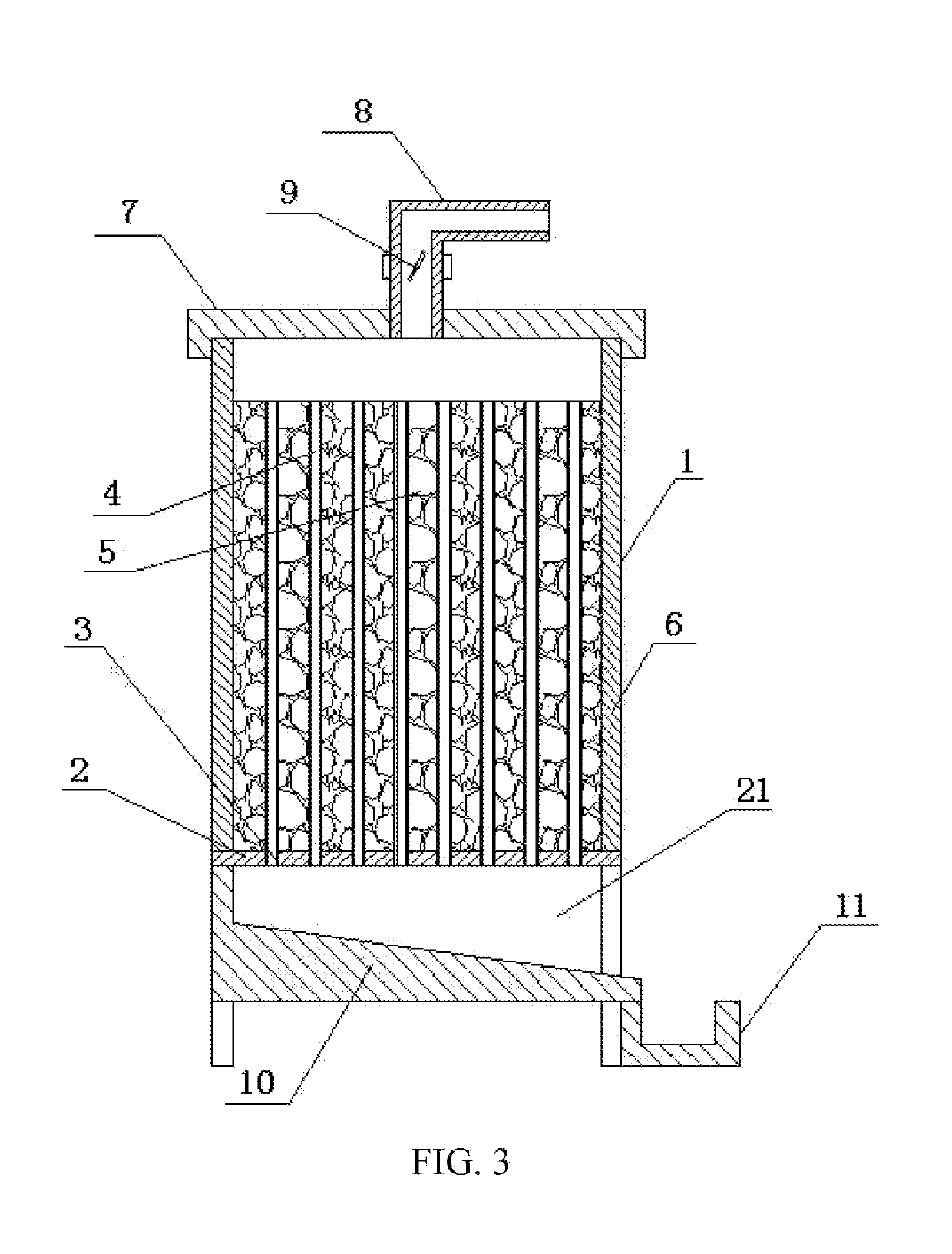 Aerobic microorganism large-size fermentation pile treatment system considering both ventilation and heat preservation and fermentation furnace capable of continuously operating
