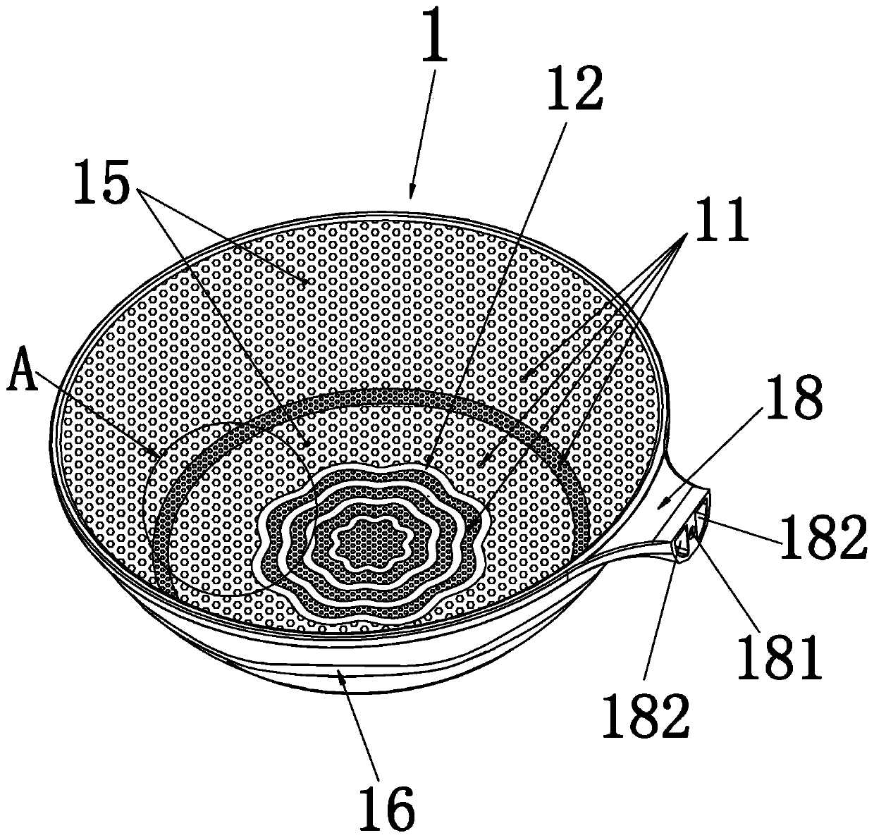 Non-stick pot body and preparation process thereof
