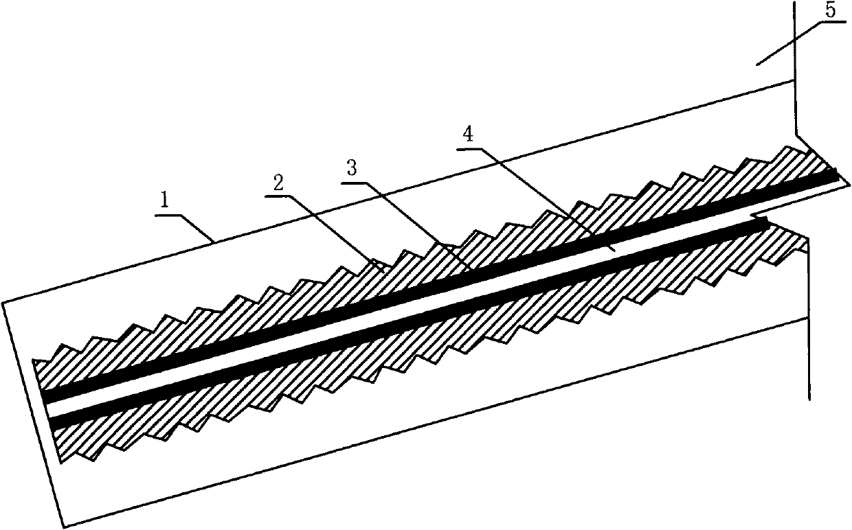 Recyclable composite anchor rod and construction method thereof