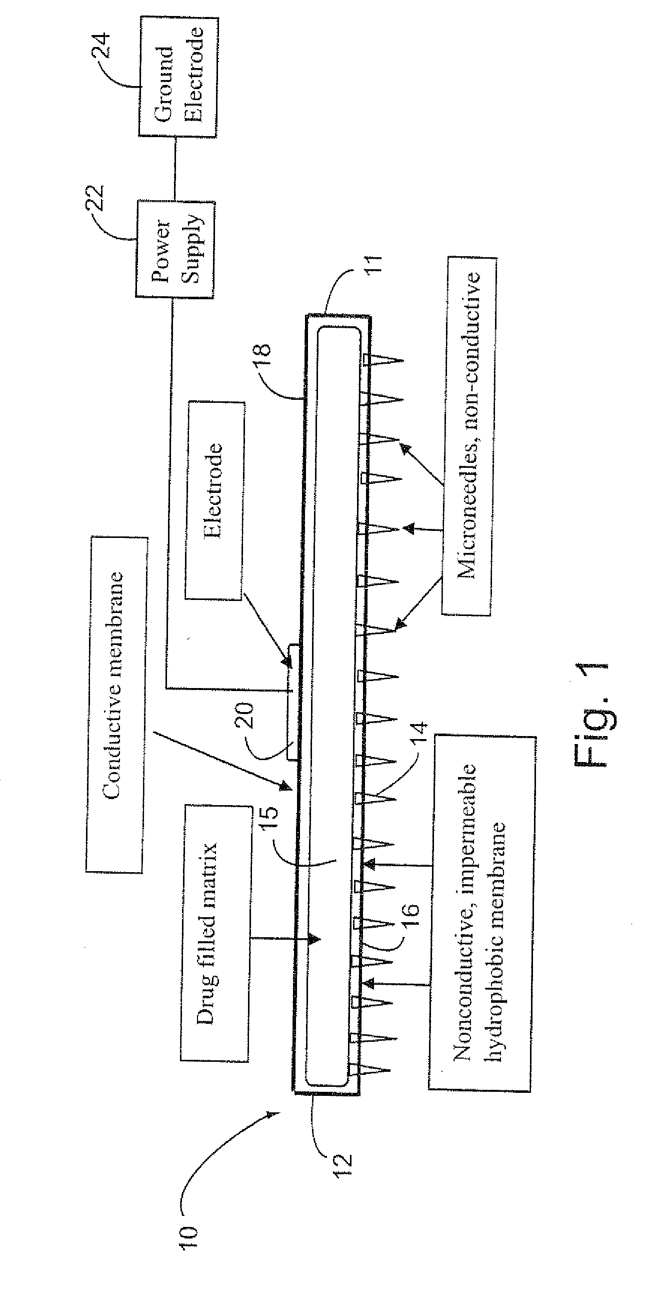 Electrokinetic system and method for delivering methotrexate