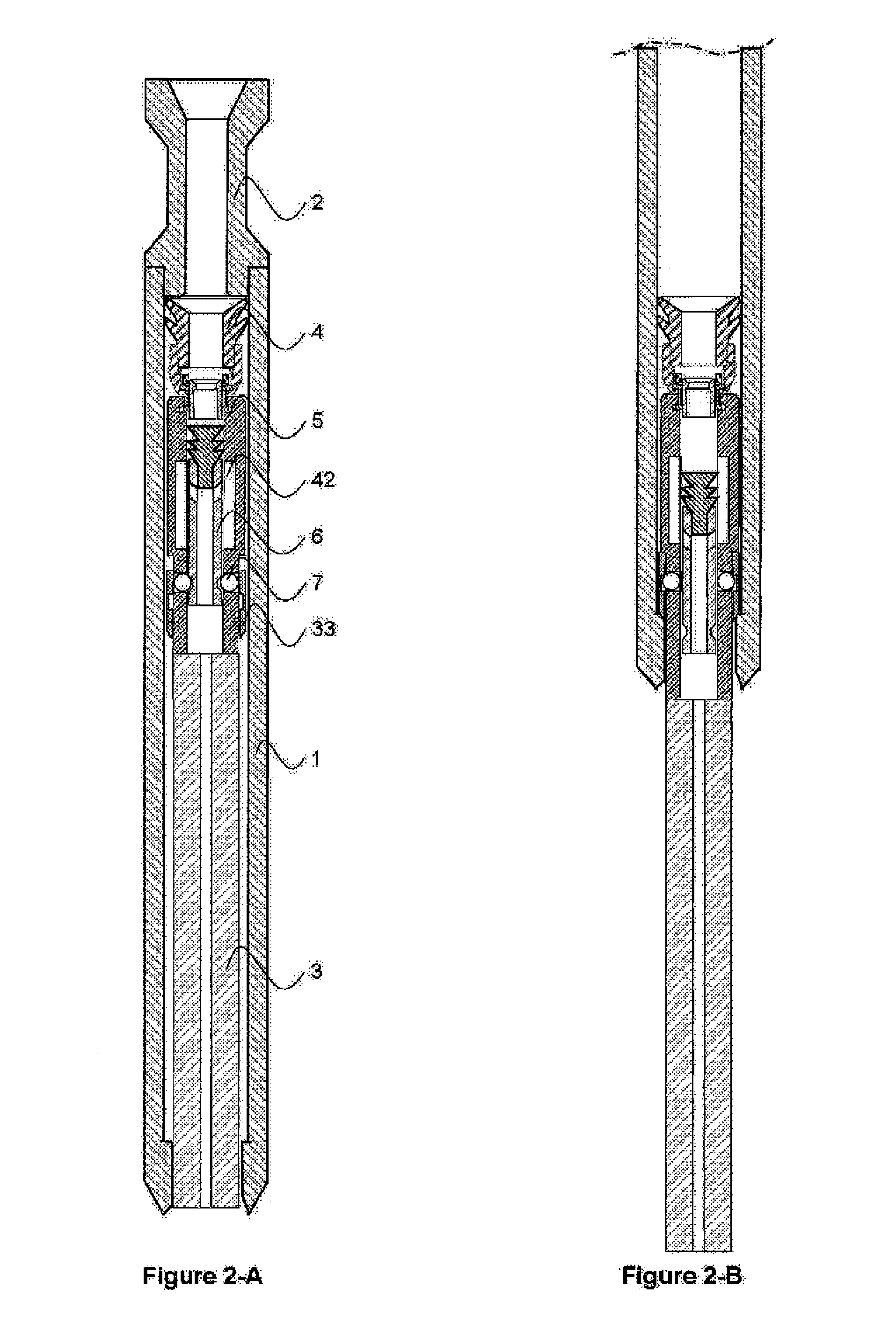 Hydraulically operated protector for downhole devices