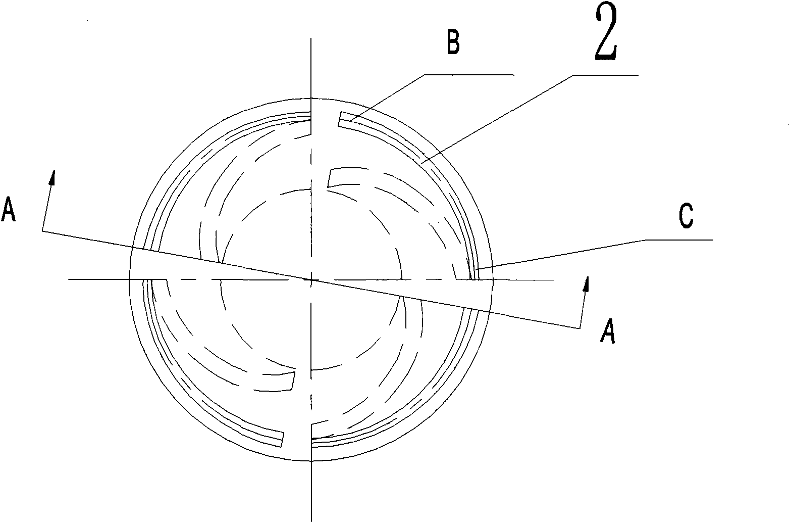 Fire-fighting sprinkler head with circular-arc nozzle