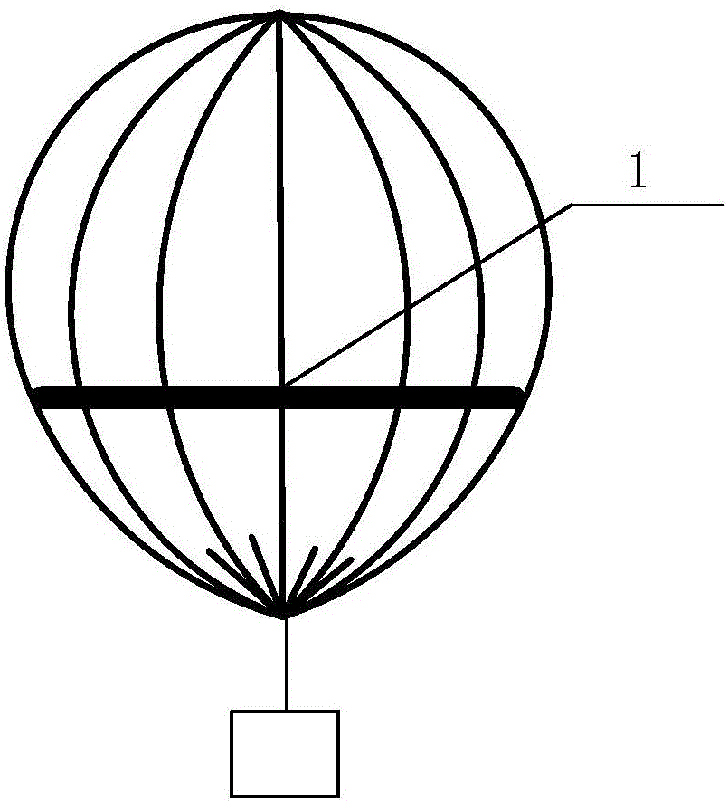 High-altitude balloon with controllable height and controllable track