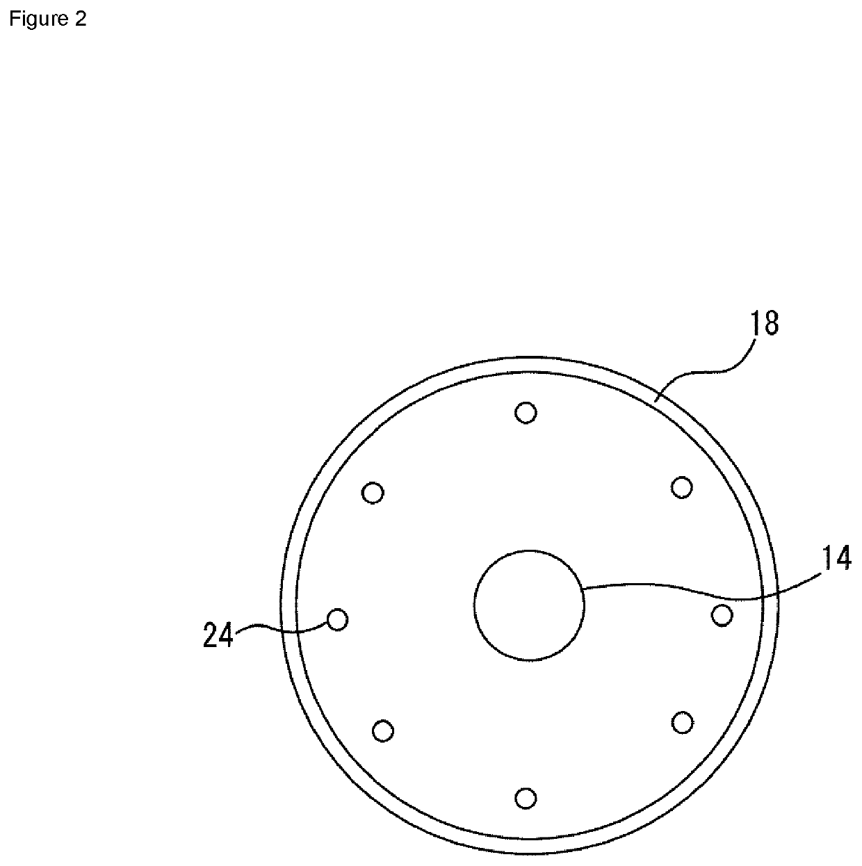 Ejection device and flying body provided with ejection device