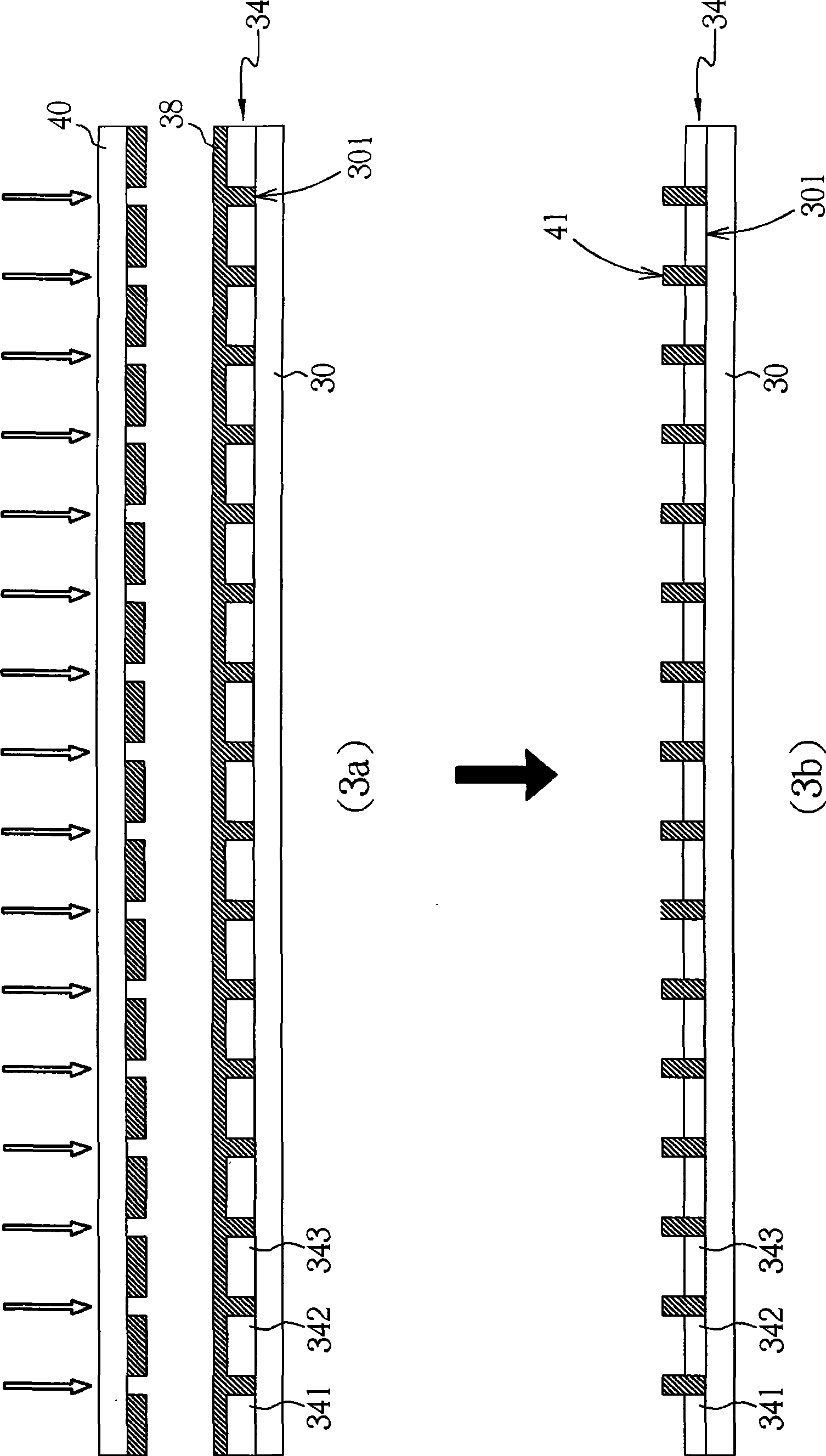 A manufacturing method of colour light filter