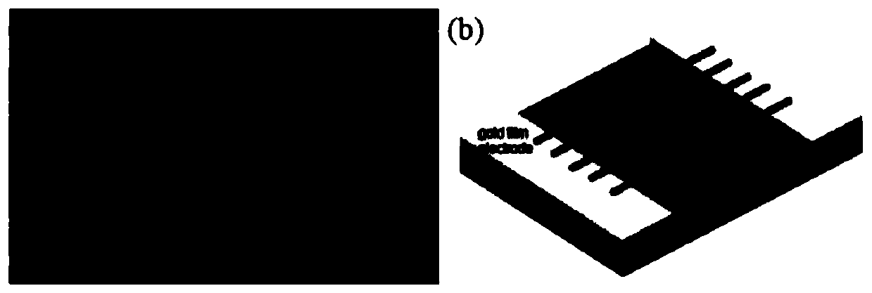 Preparation method of nanoparticle line array resistor