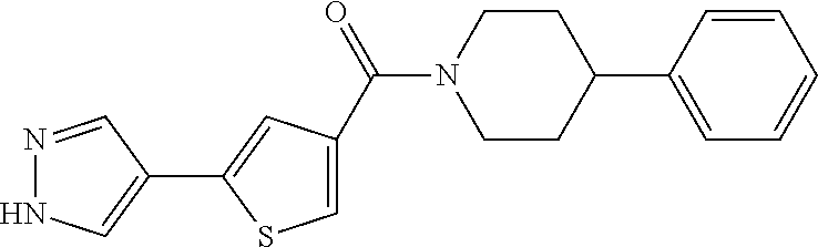 (4-phenyl-piperidin-1-yl)-[5-(1H-pyrazol-4-yl)-thiophen-3-yl]-methanone compounds and their use