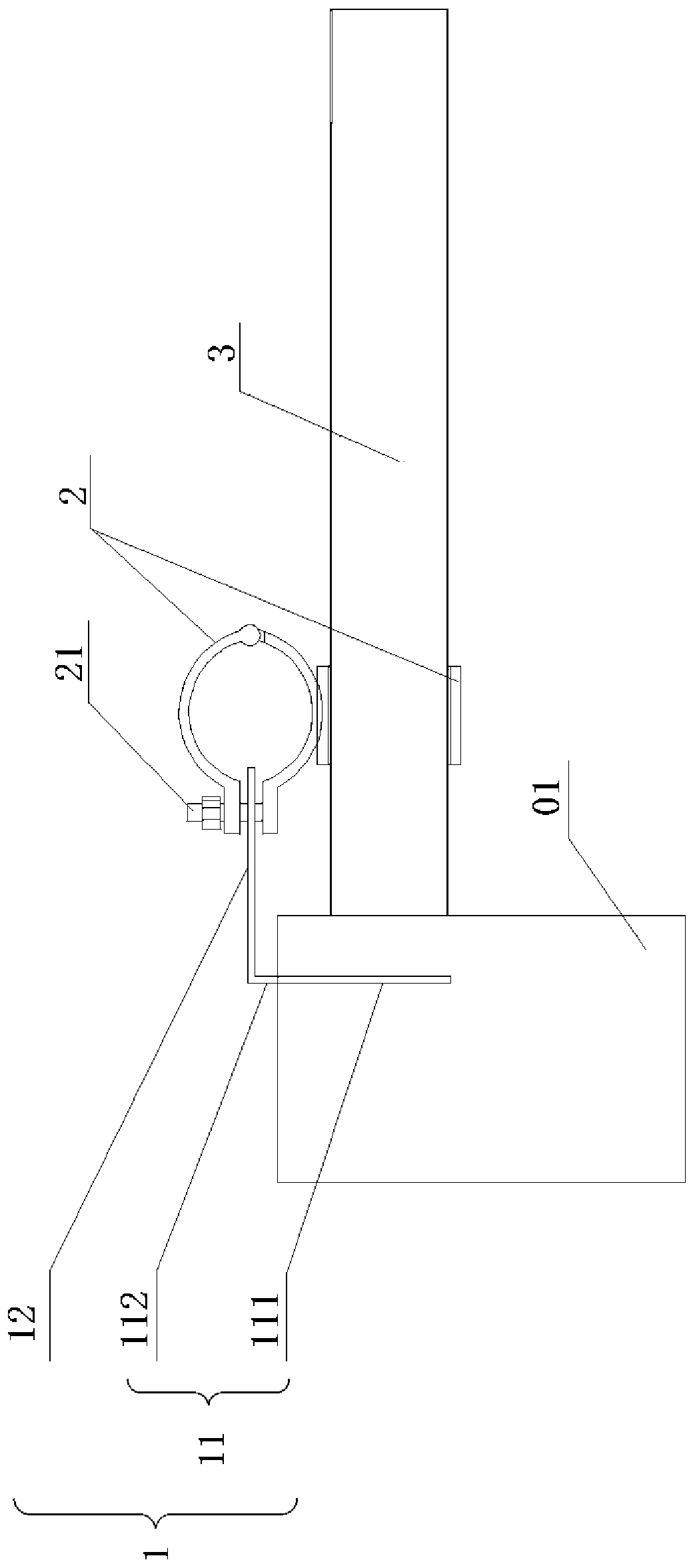 Scaffold construction method, scaffold connection structure and wall connecting piece