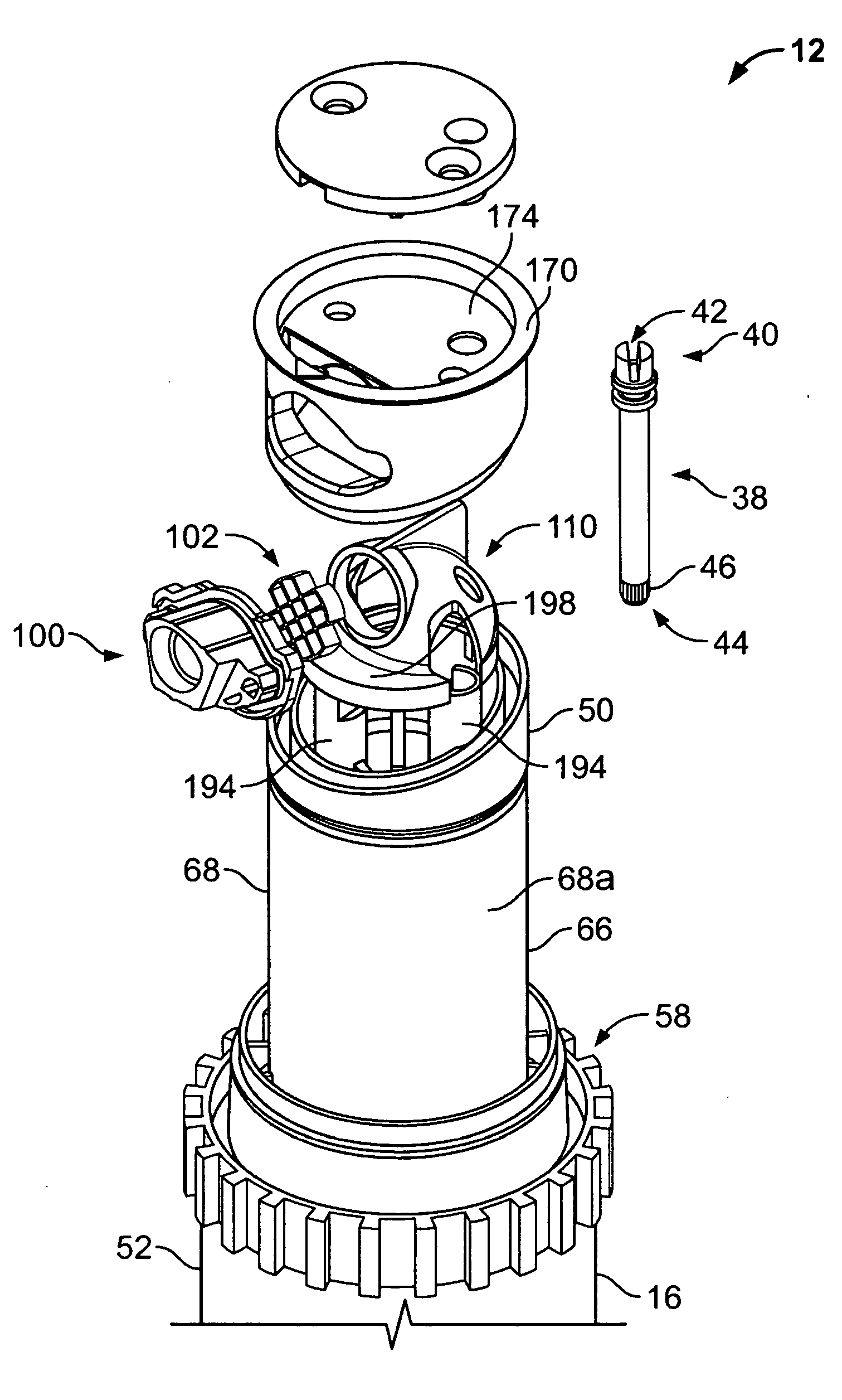 Sprinkler nozzle and flow channel