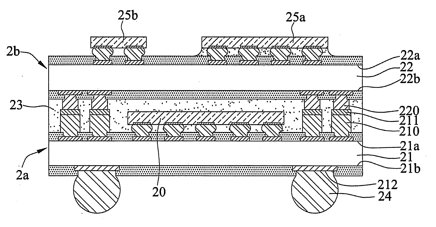 Package stack device and fabrication method thereof