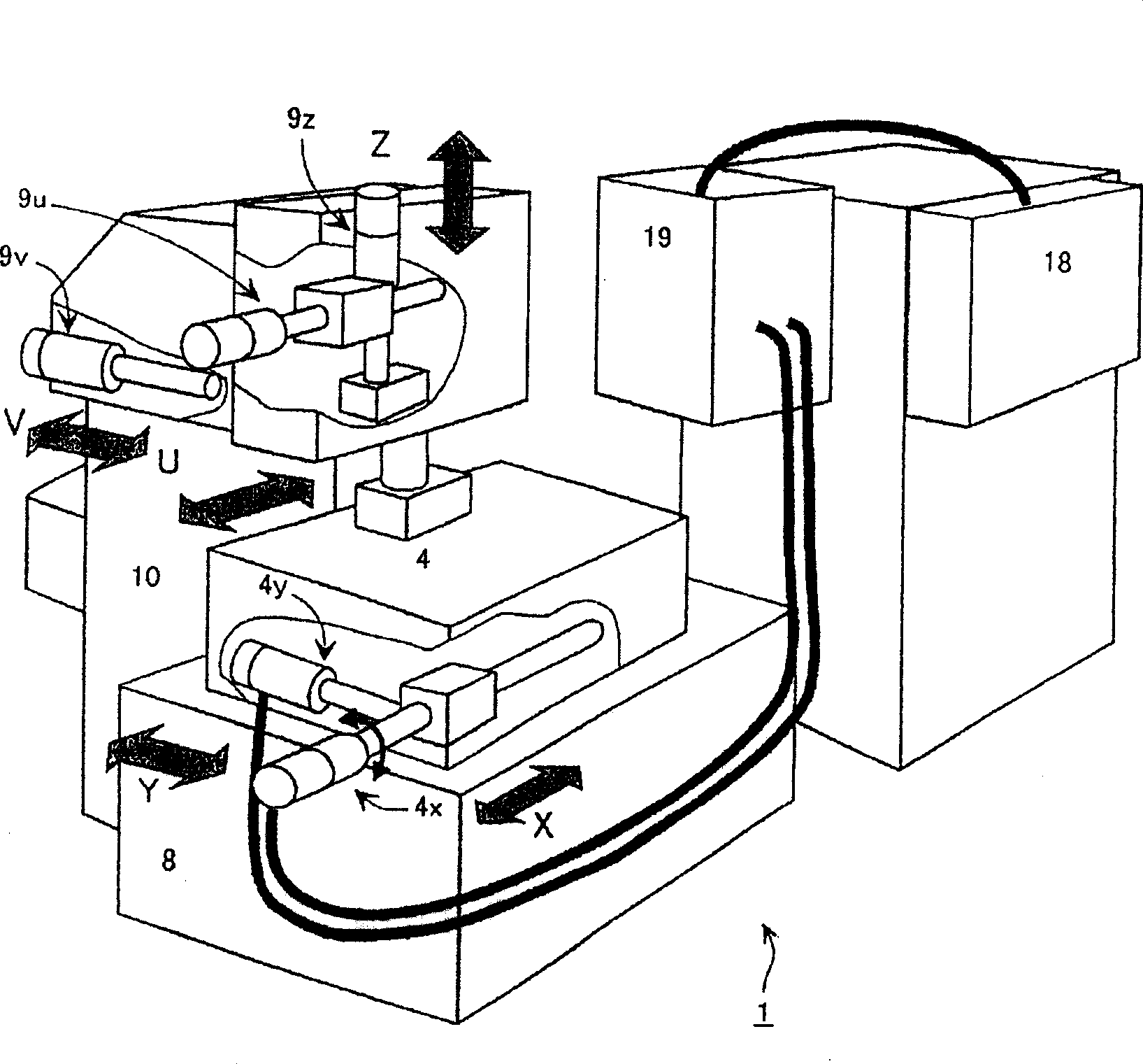 Electric discharge machine and machining fluid cooling device