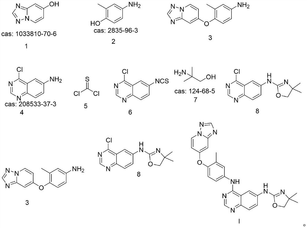 Preparation process of HER2 small-molecule inhibitor Fikatinib