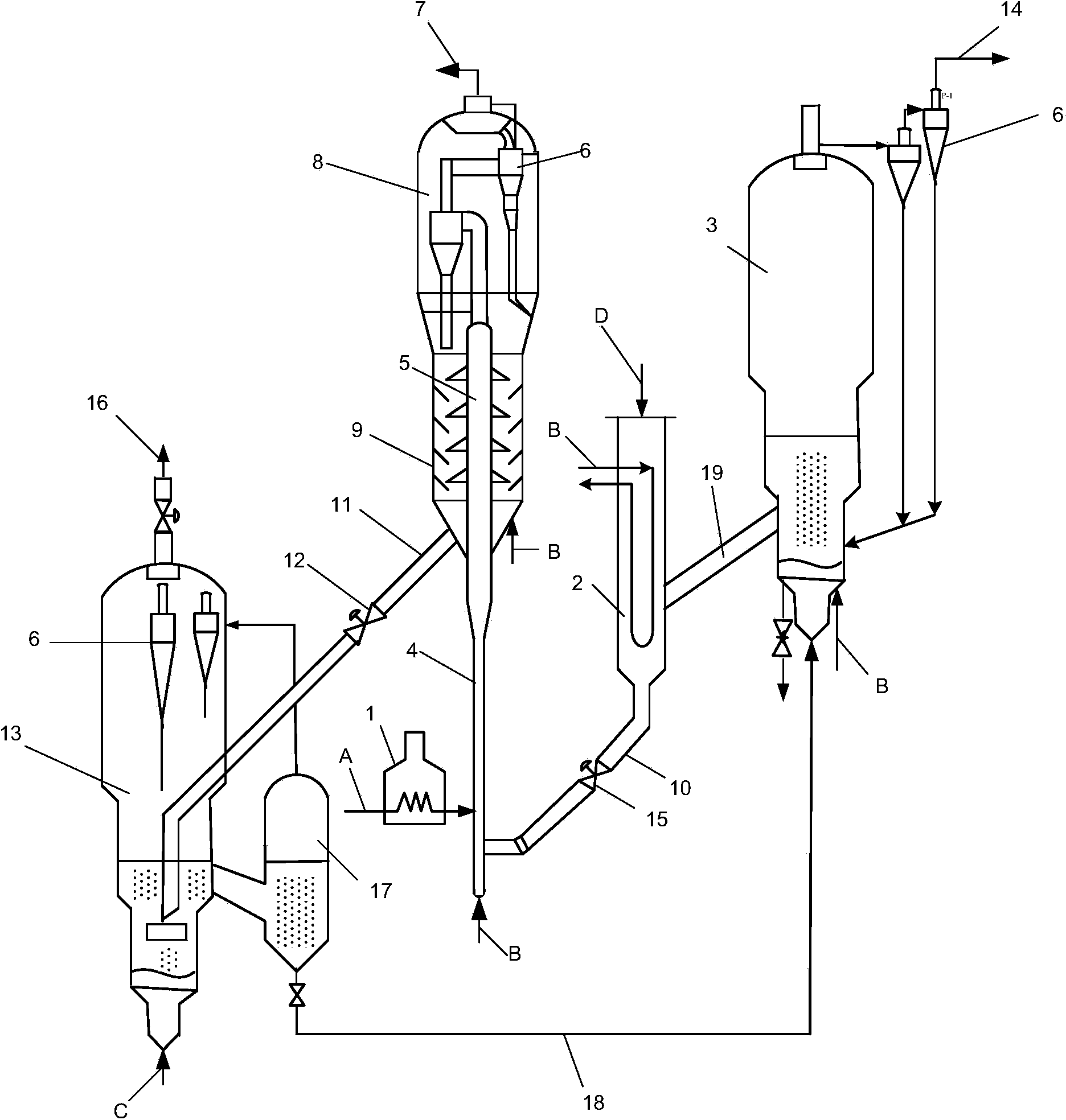 Method for simultaneously treating inferior heavy oil and producing synthetic gas