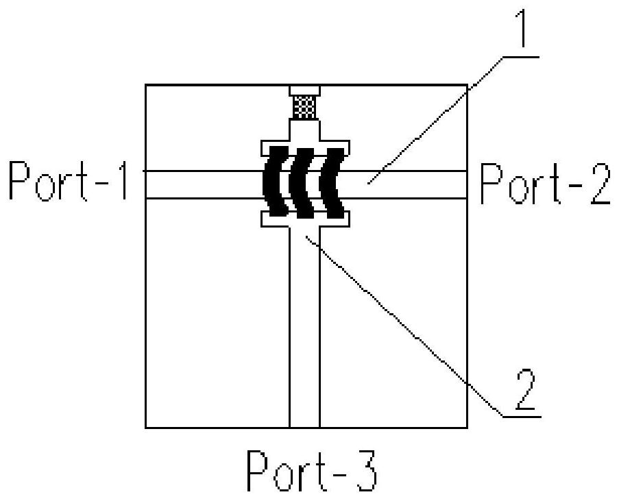 A Two-way Coupling Circuit Based on Orthogonal Field