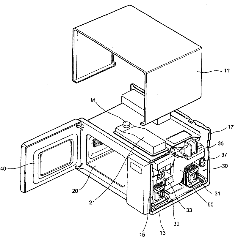 Method for selecting microwave oven temperature sensor sampling points