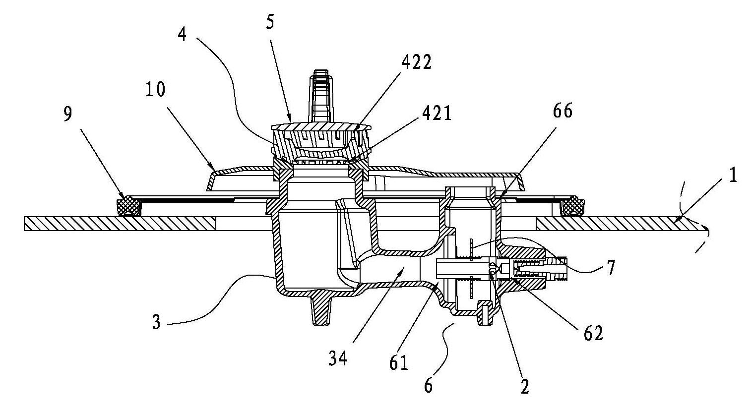 Tempering-resistant air adjusting type gas stove with upper air inlet