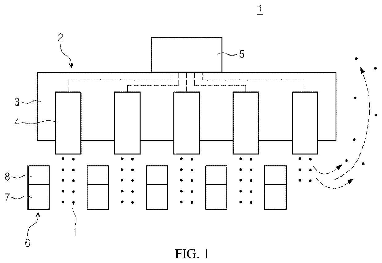 Head maintenance unit and apparatus for treating substrate