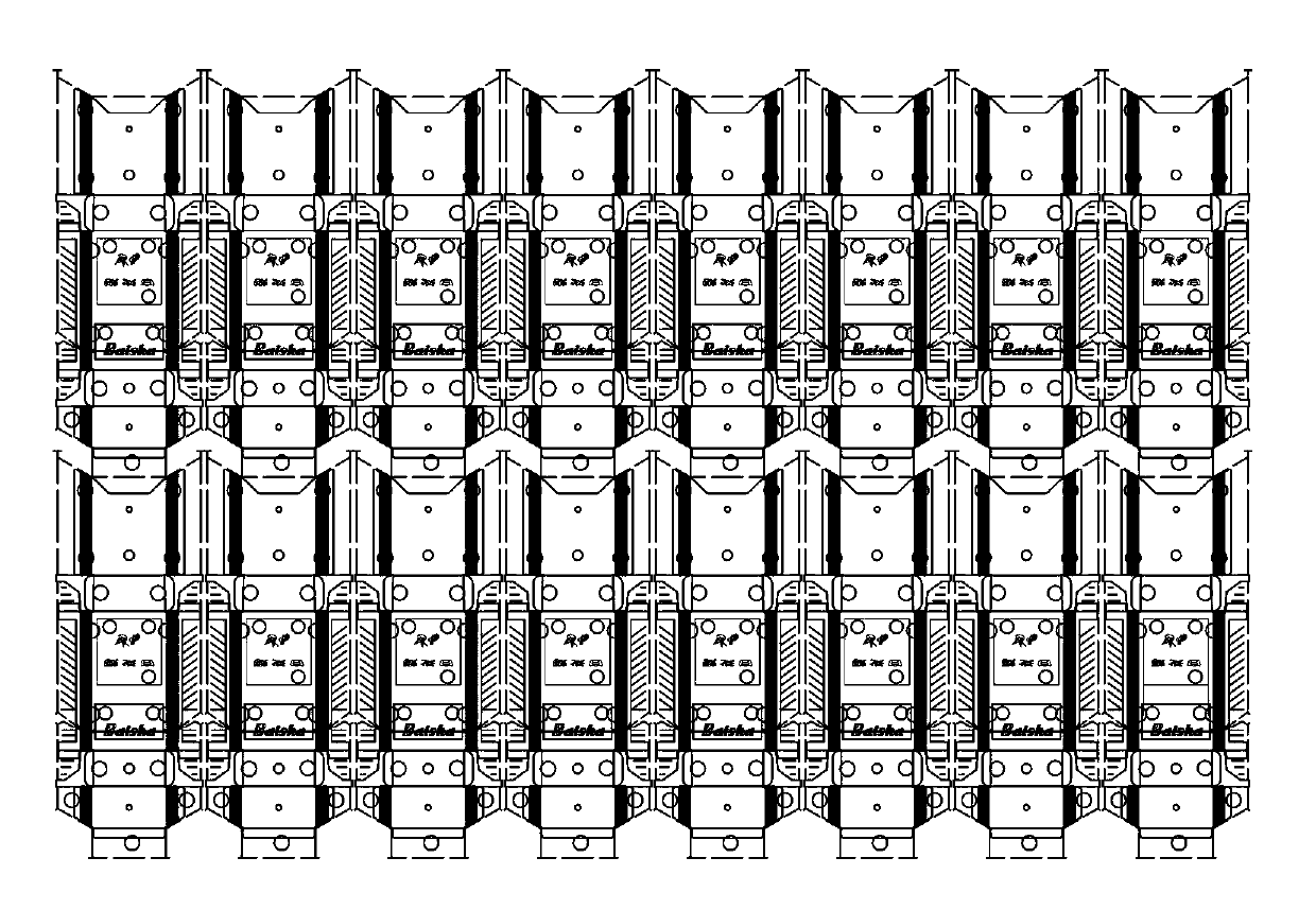 Die-cutting upper cutting die and manufacturing method thereof