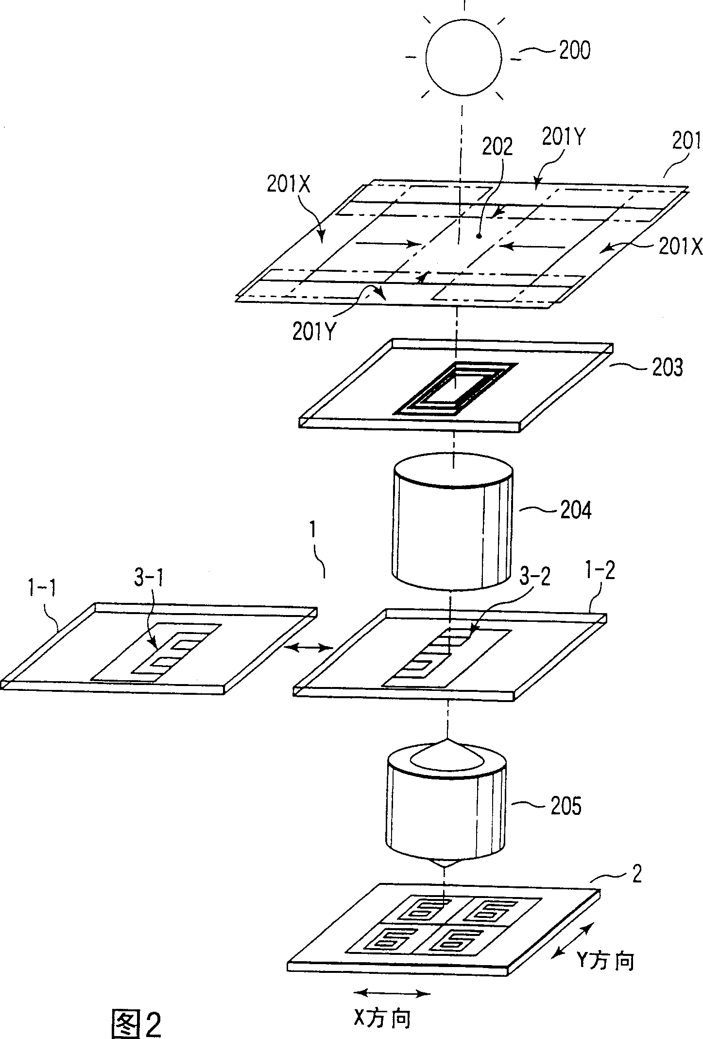 Exposure method for forming IC chip image in intermeidate mask using main mask