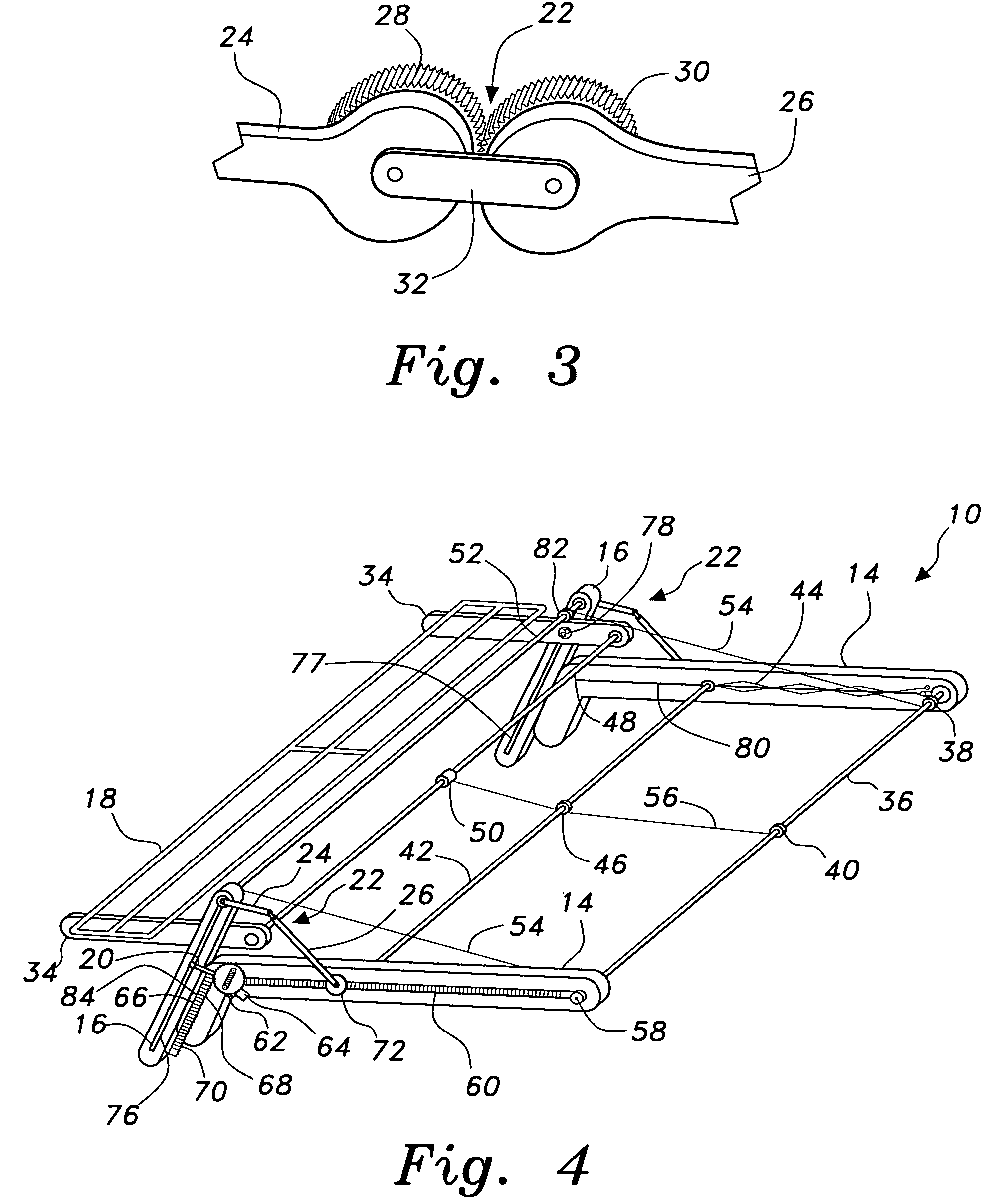 Motorized loader rack for vehicle roof