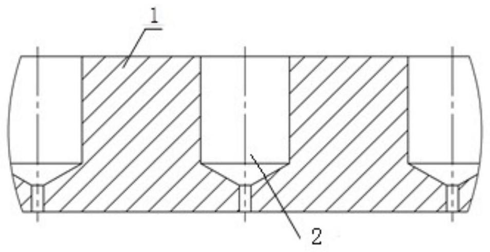 Counter bore type micro-perforated plate applied to water medium, micro-perforated sound absorption structure and sound absorption coefficient calculation method of micro-perforated sound absorption structure