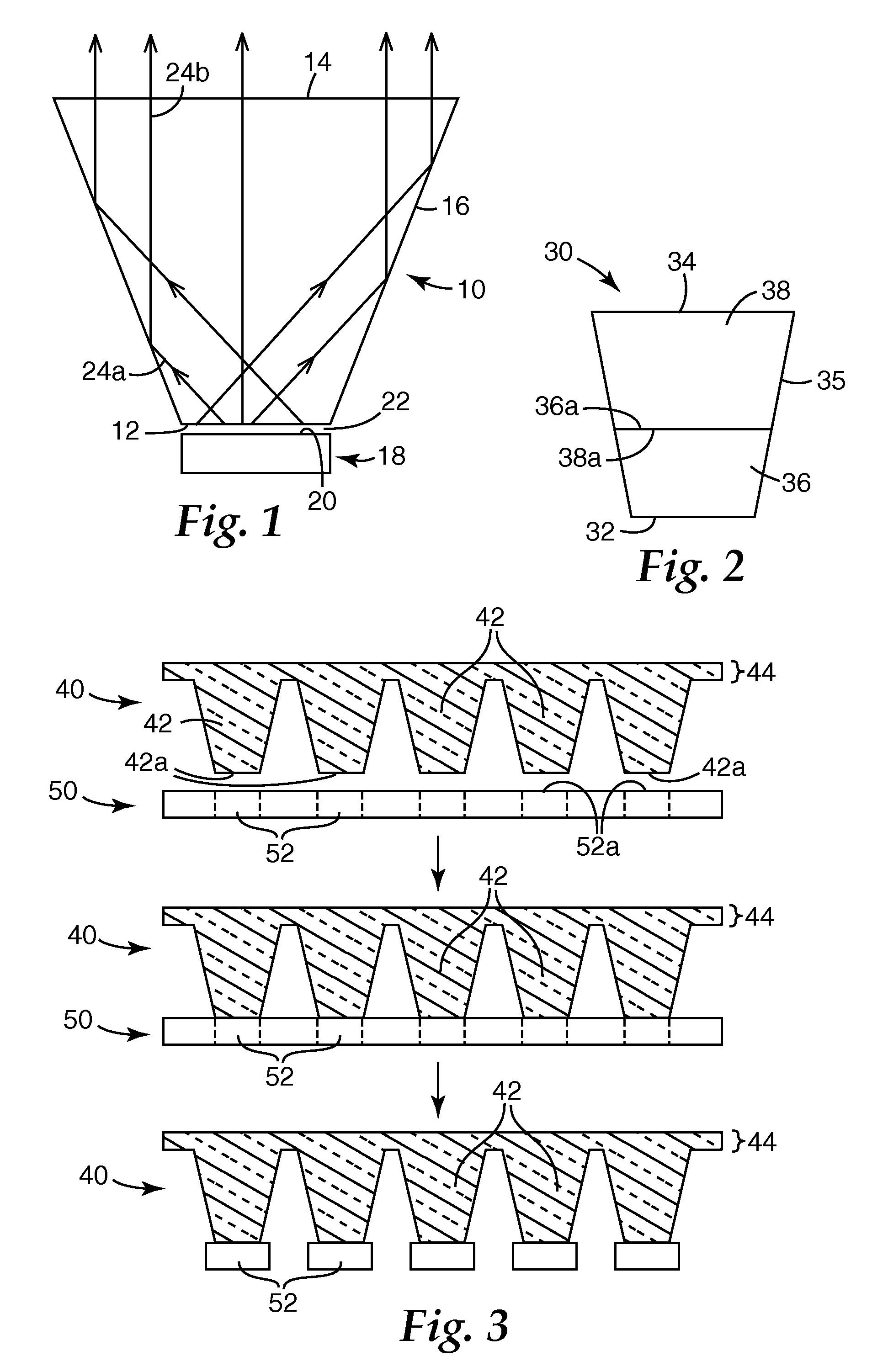 Methods of Making LED Extractor Arrays