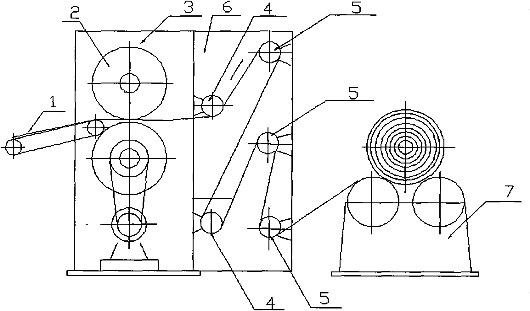 Quick cooling device of hot mill