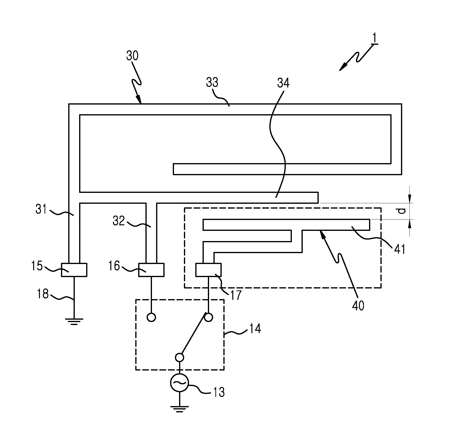 Built-in antenna for electronic device