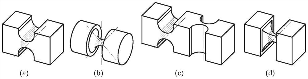 Novel double-shaft flexible hinge with elliptical cross section