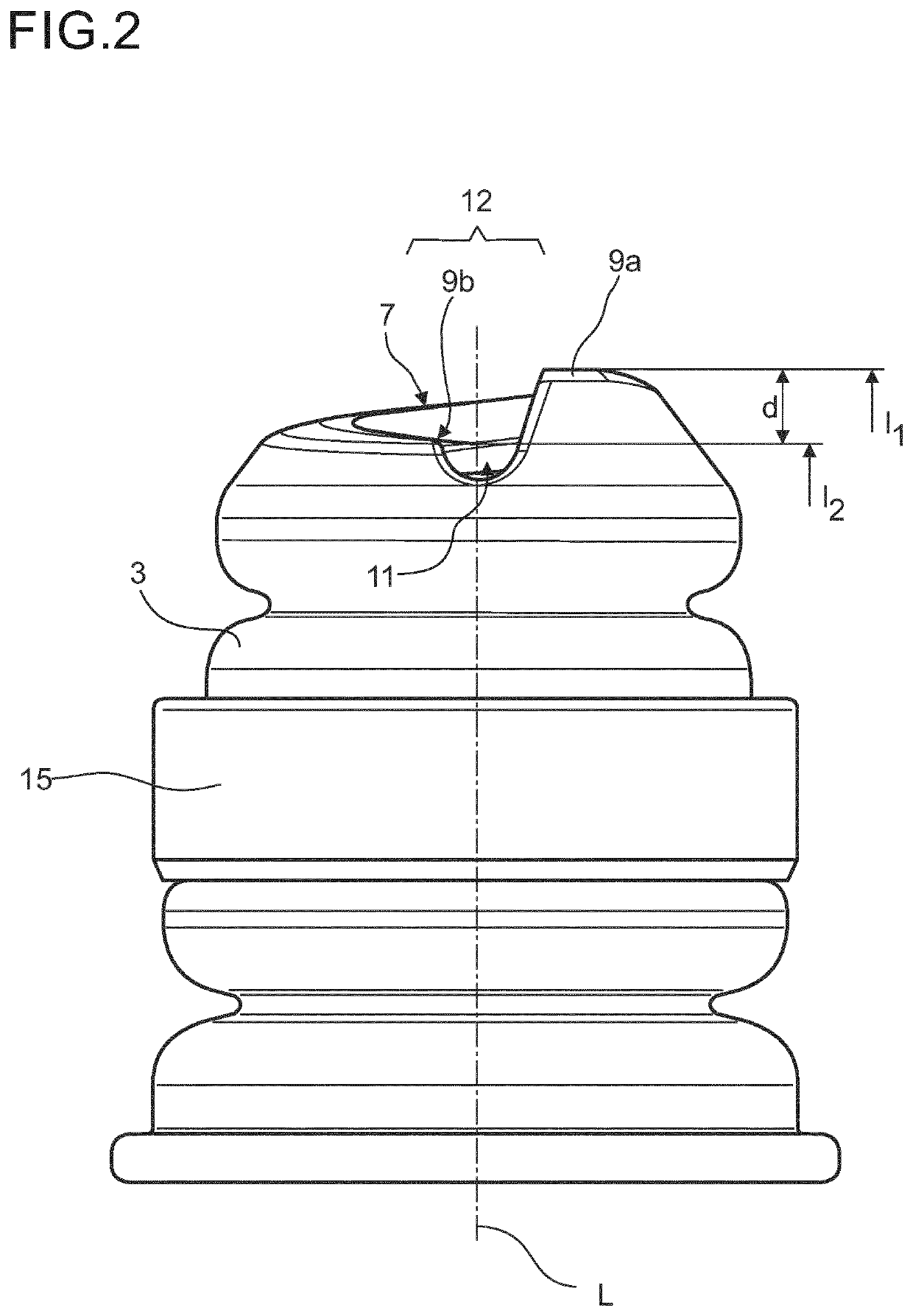 Spring element, in particular jounce bumper, for a vehicle shock absorber