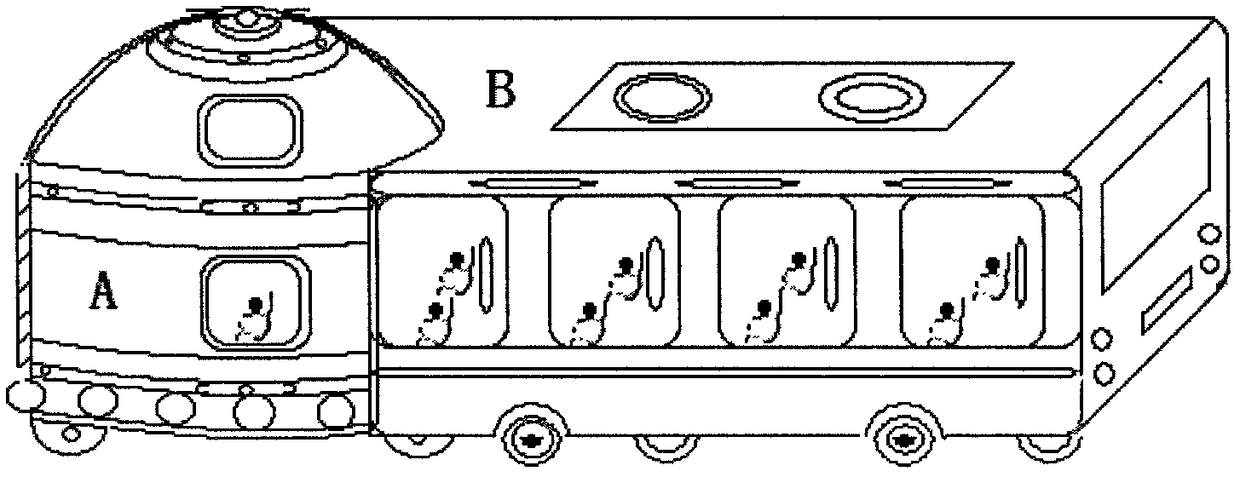 Innovative hydropower new energy vehicle manufacturing method free of mortar and internal and external wall bricks