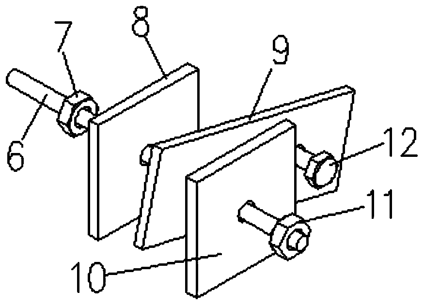 Prefabricated box girder end die capable of being rapidly positioned and dismounted