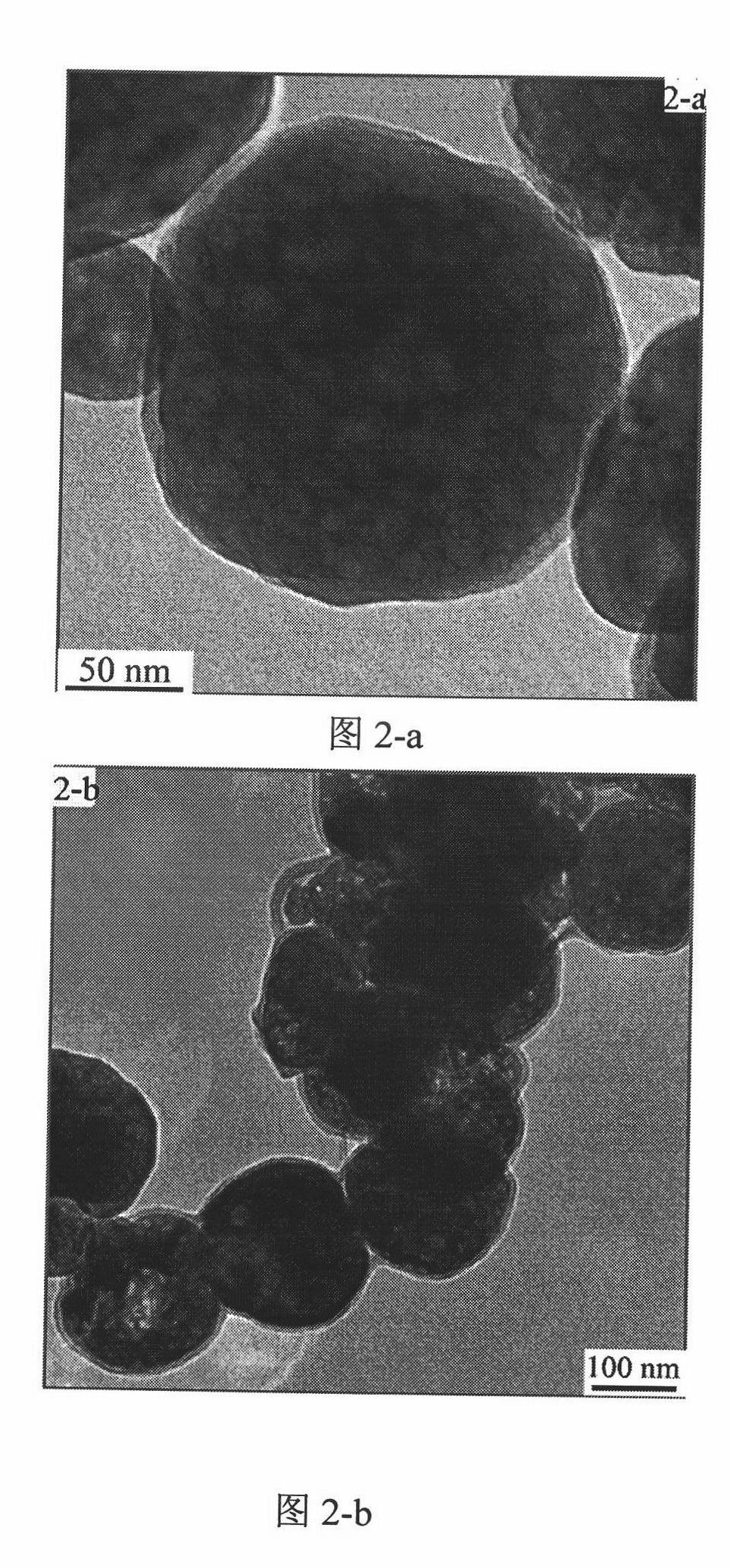 Method for preparing glucosyl mesoporous carbon-coated ZnFeO used for electromagnetic wave absorbing coating