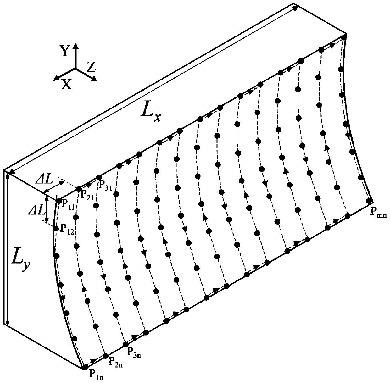 Free-form optical component surface shape error on-machine detecting device and method based on white light confocal theory