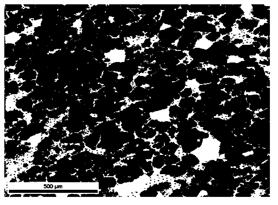 Preparation method for as-cast lead or lead alloy EBSD sample