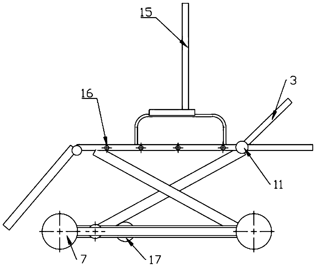 Household nursing transfer bed