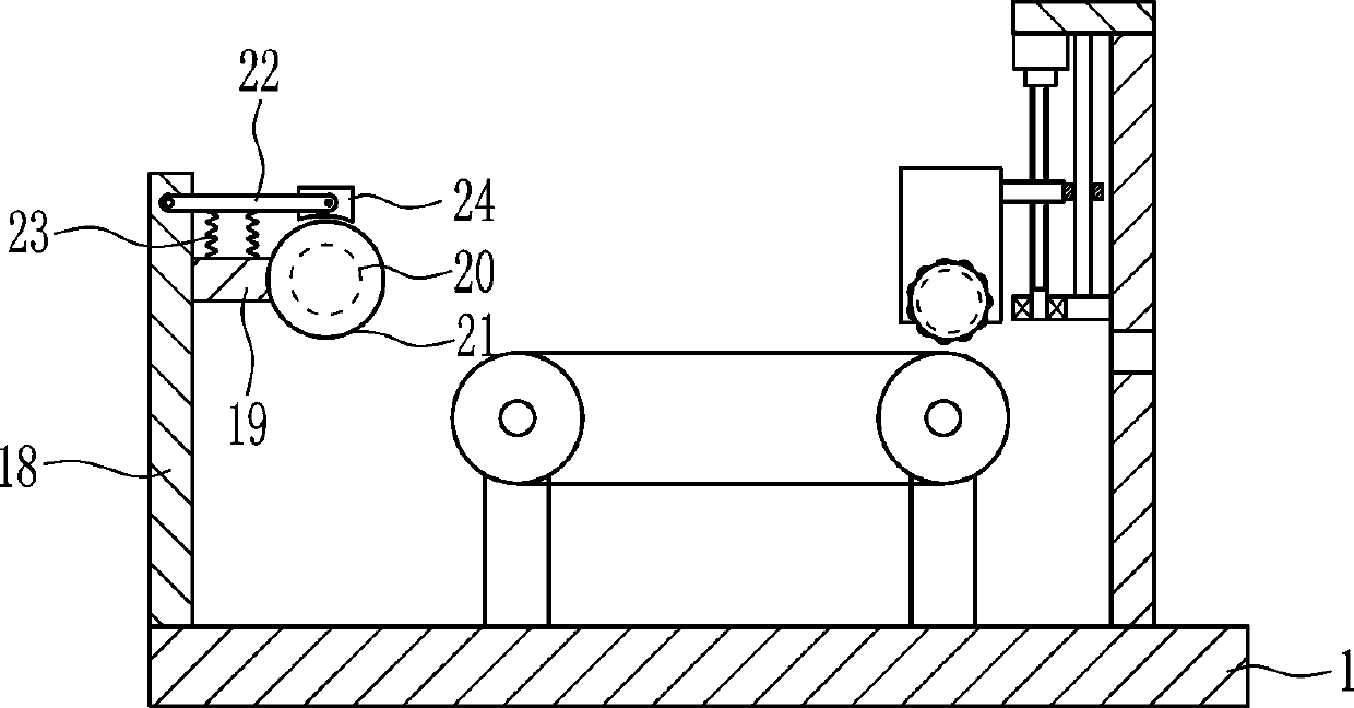 A metal copper skin production, transmission, positioning, truncation and marking equipment