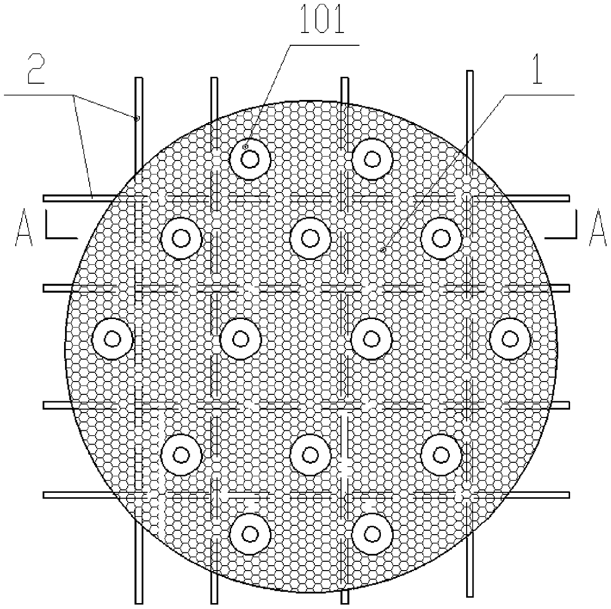 Dust suppression powder tank for concrete mixing plant