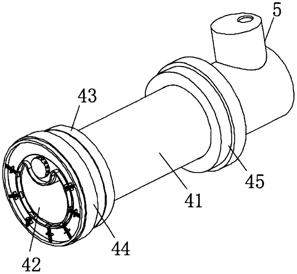 Precast concrete shear wall installation grouting detection device