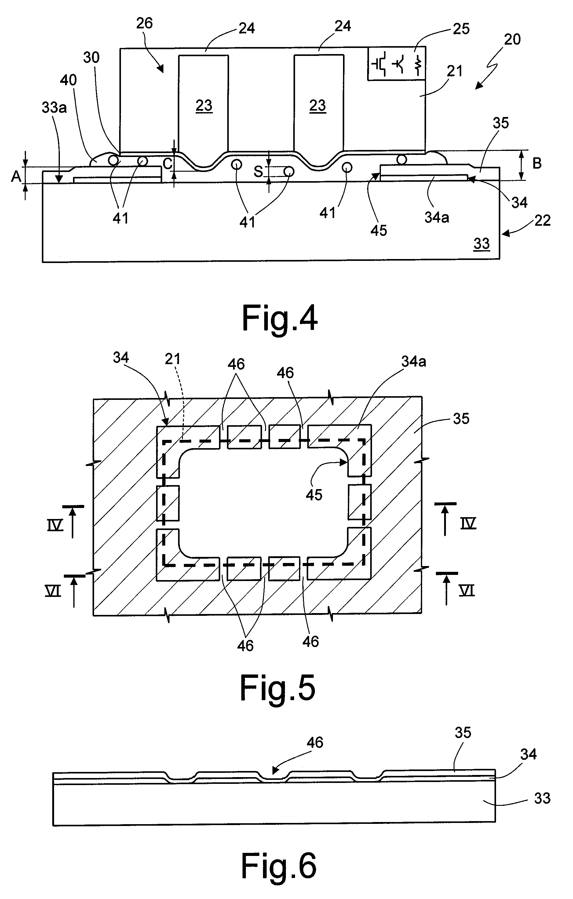 Electronic MEMS device comprising a chip bonded to a substrate and having cavities and manufacturing process thereof