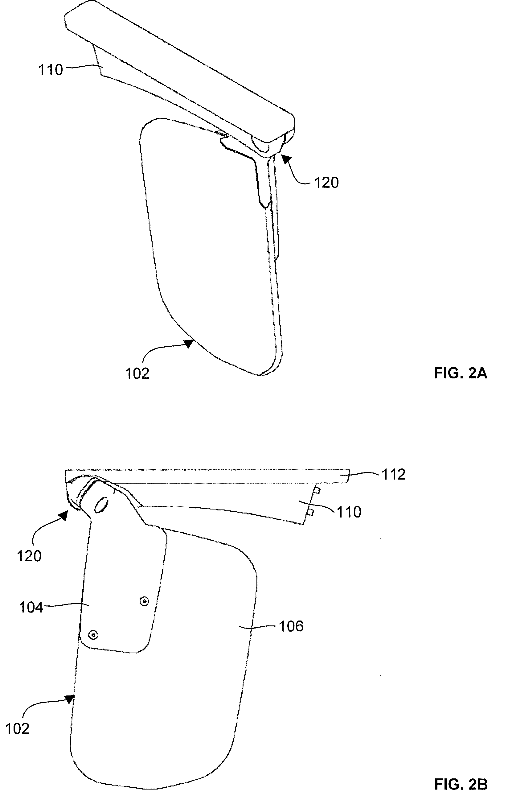 Tablet arm assembly