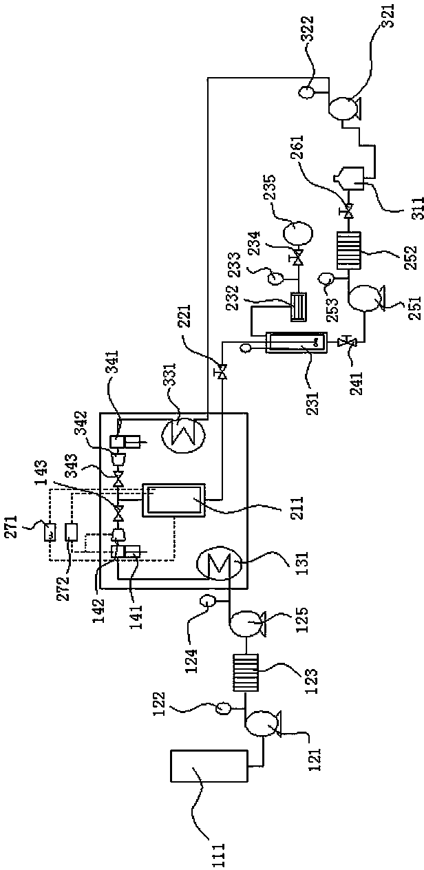 Continuous subcritical reaction device for ethyl ester fish oil hydrolysis